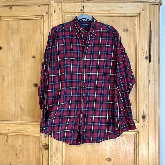 Vintage Hathaway Sport Comeed Cotton Plaid Long Sleeve Shirts - M (Set of 3) - Picture 6 of 9